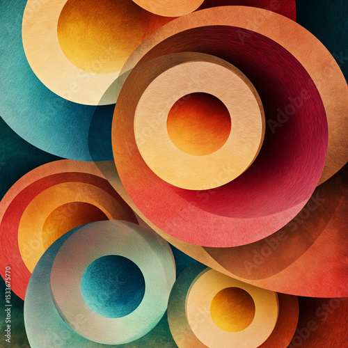 abstract background of circles