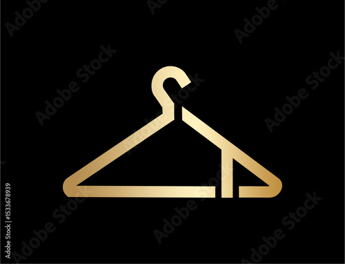 Gold hanger icon