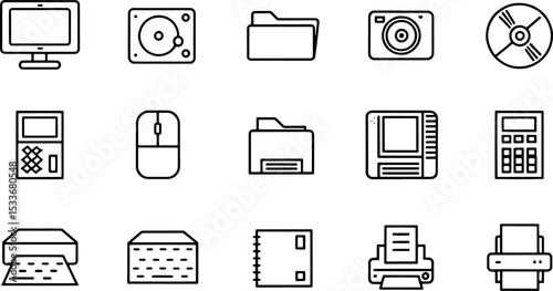 retro computer interface elements set  old pc ui i (1).eps