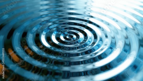 Water Ripple Concentric Wave Pattern