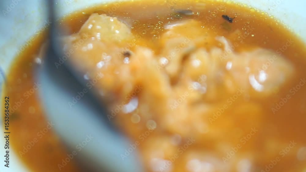 meatball cuanki in a bowl typical Indonesian food