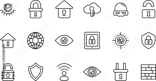 set of security web icons in line style  guard  cy (1).eps