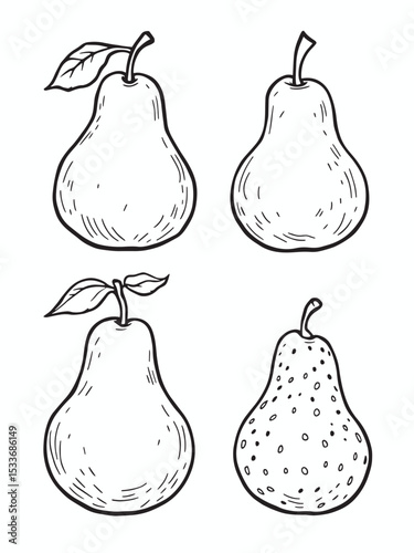 Delicious pears .eps
