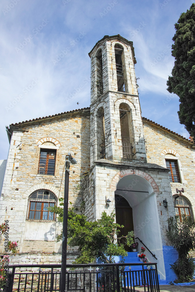 Fototapeta premium The historical Village of Ampelakia, Larissa, Greece