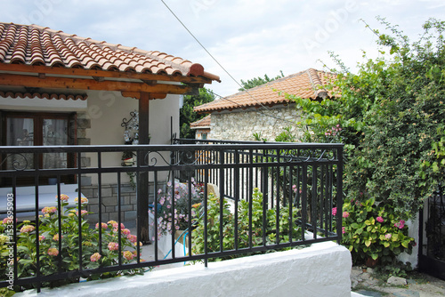 The historical Village of Ampelakia, Larissa, Greece