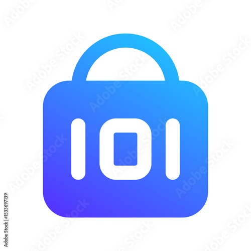 encrypt gradient fill icon
