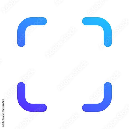 fullscreen gradient fill icon