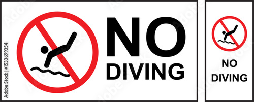 Free Download do not enter sign, No Diving - GFXLoad