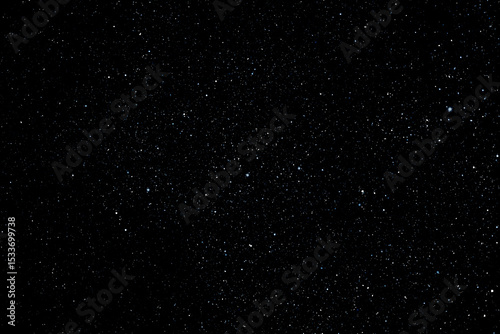 Fototapeta Naklejka Na Ścianę i Meble -  Space star shape sky night background, black starry cosmos abstract pattern dark blue science, textile cosmic galaxy astronomy decoration fantasy wallpaper landscape.