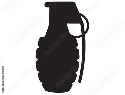 HAND GRENADE SILHOUETTE