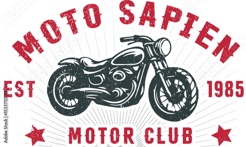 Print creative custom motorcycle club t shirt design