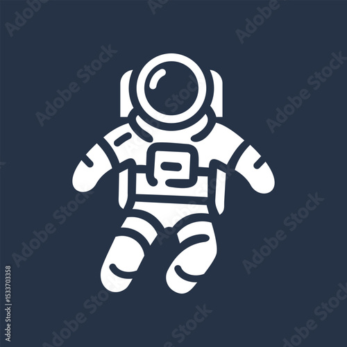 Astronaut Icon, Floating Astronaut Vector