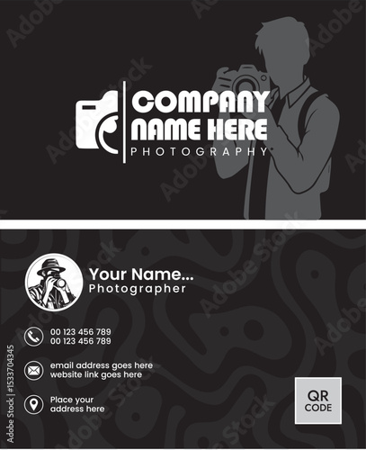 Photography business card for studio