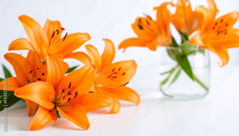 Obraz premium Lily flower background