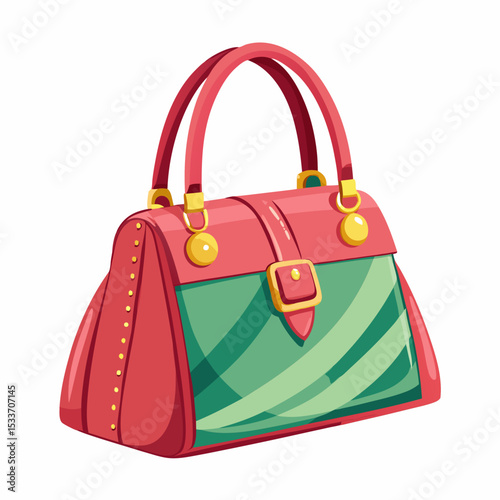 red female bag