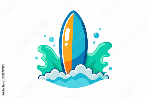 surfboard wave sea foam