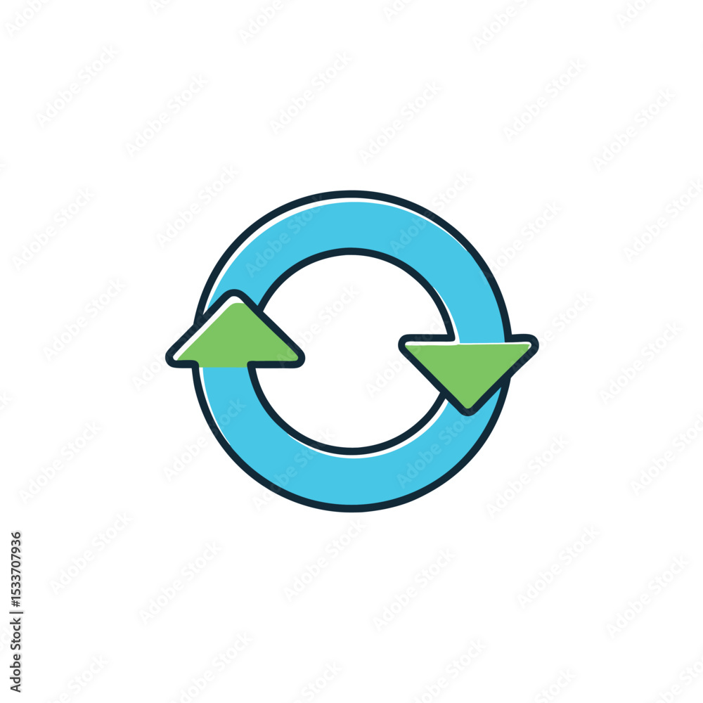 Refresh Icon (white background)
