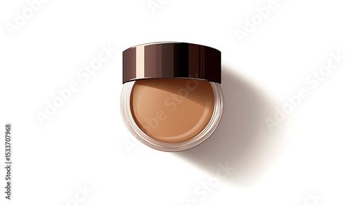 Illustrations of cosmetic products and teenage models in various makeup scenarios, isolated on white background for commercial beauty and skincare concepts.