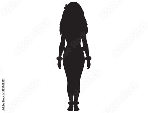 HAWAIIAN GIRL SILHOUETTE