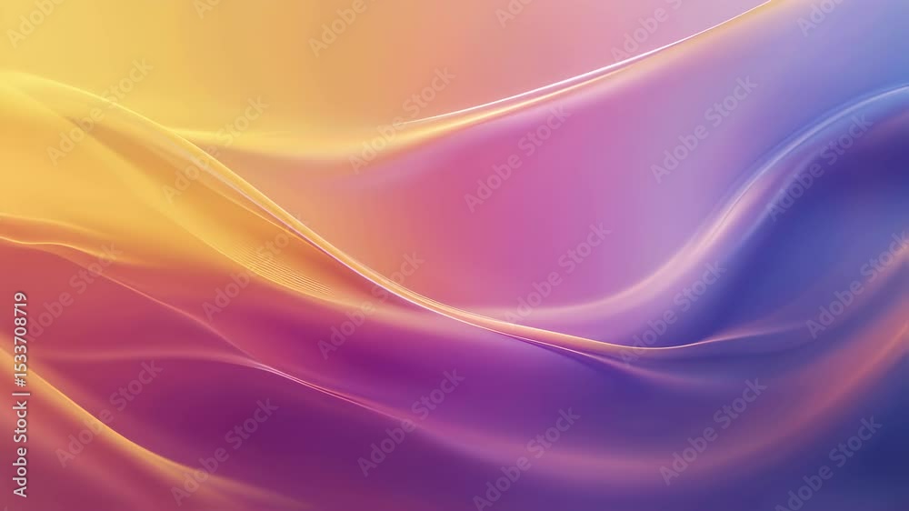 Abstract gradient waves in fluid motion captivating modern art display