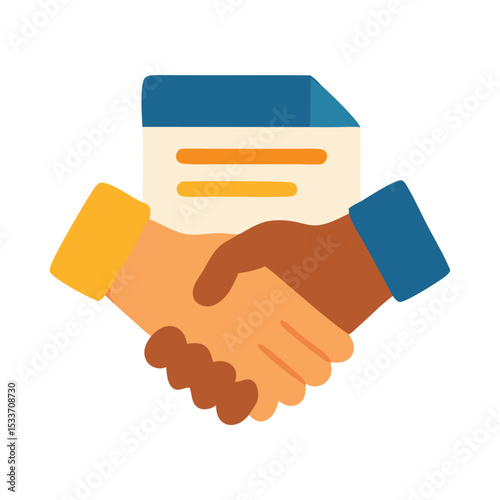 handshake contract icon