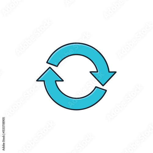 Refresh Icon (white background)