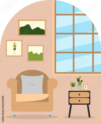 Home Decoration Illustration Element