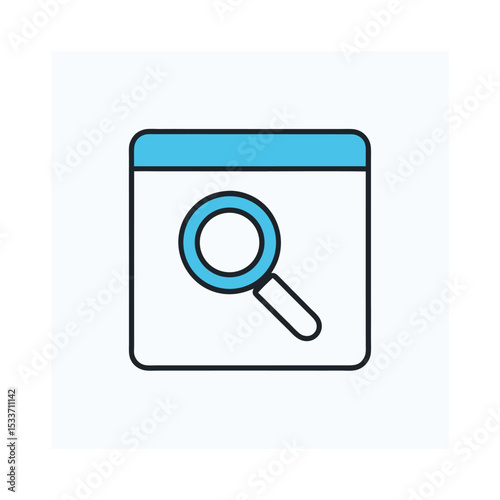 Search Icon (white background)