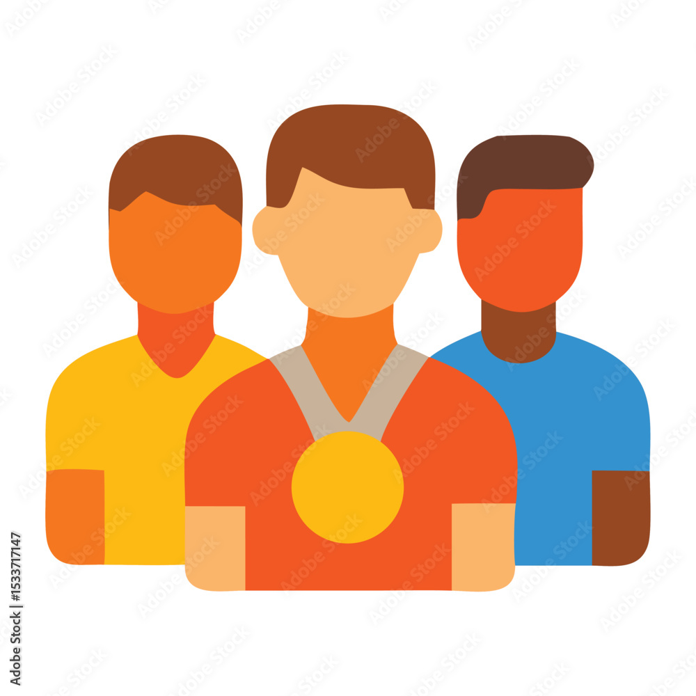 Fototapeta premium professional team icon