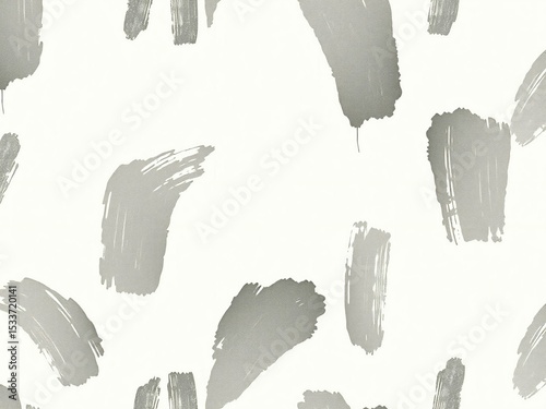Japandi seamless pattern with minimal ink brush strokes, natural beige and soft charcoal tones, Japanese Zen Scandinavian simplicity, elegant texture background, high-end lifestyle design