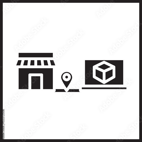Retail Analytics Icon Deign