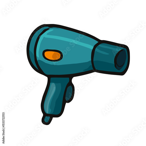 hair dryer isolated on white