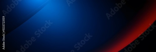 Abstract dark blue and red gradient background with smooth curves