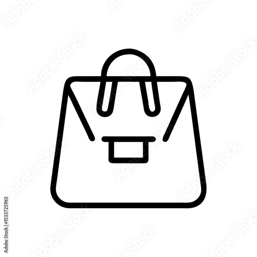 Stylish handbag illustration for fashion branding and retail marketing campaigns