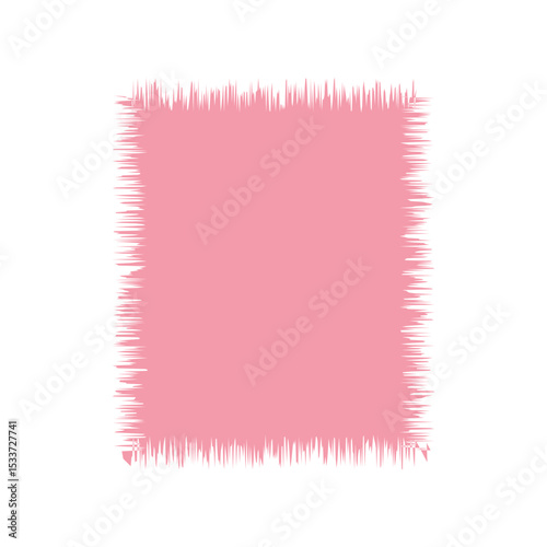 Blank Jagged Rectangle Frame