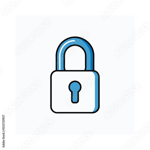 Unlock Icon (white background)