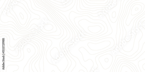 Topographic map, grid, texture, relief contour of terrain. Vector pattern background with mountains and flat land wavy line contours. Abstract monochrome topographic map, topography, cartography theme