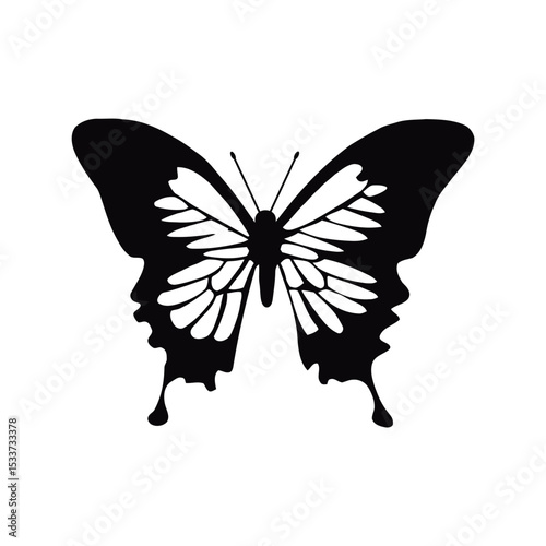Butterfly Purple Vector 