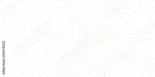 Abstract black and white topographic contours lines of mountains. Topography map art curve drawing. vector illustration. wave Line topography map contour background, background.