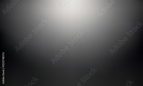 Abstract dark radial gradient background with glowing center light and smooth blur effect