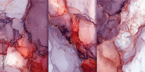 Texture of a marble wall on a white background Textured surface of a marble countertop Showing veins and patterns