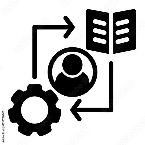 Expert Implementation Icon - Solid Style for Professional Standards.