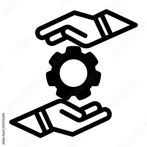 Service Assistance Icon - Mixed Style for System Configuration.