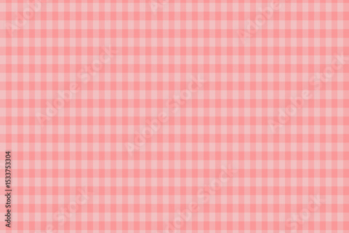 Seamless pink and red gingham plaid pattern for textiles and design elements