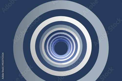 Abstract Concentric Circles A mesmerizing visual journey into depth and perspective