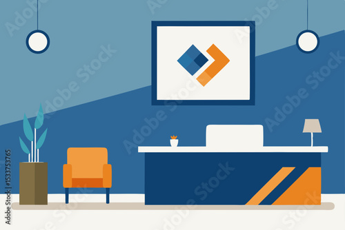 Modern Office Reception Area Design Professional and Welcoming Workspace