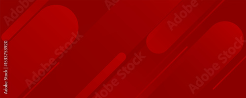 Red gradations banner background, colorful,shape line abstract background, memphis, vector illustration.