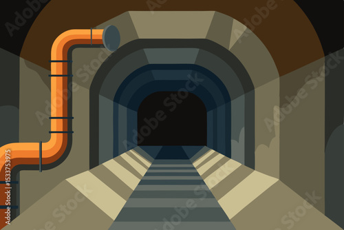 Mysterious Underground Tunnel A Journey into the Depths of Architectural Design