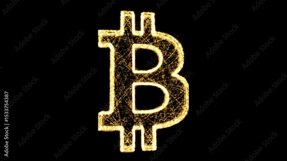 a_glowing_golden_Bitcoin_symbol_made_of_particles__42