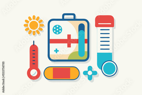 summer beach injury kit